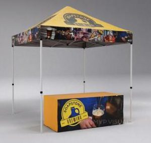 Photo of a tent canopy