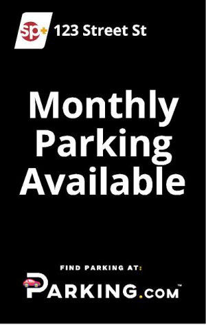 Monthly parking available sign image